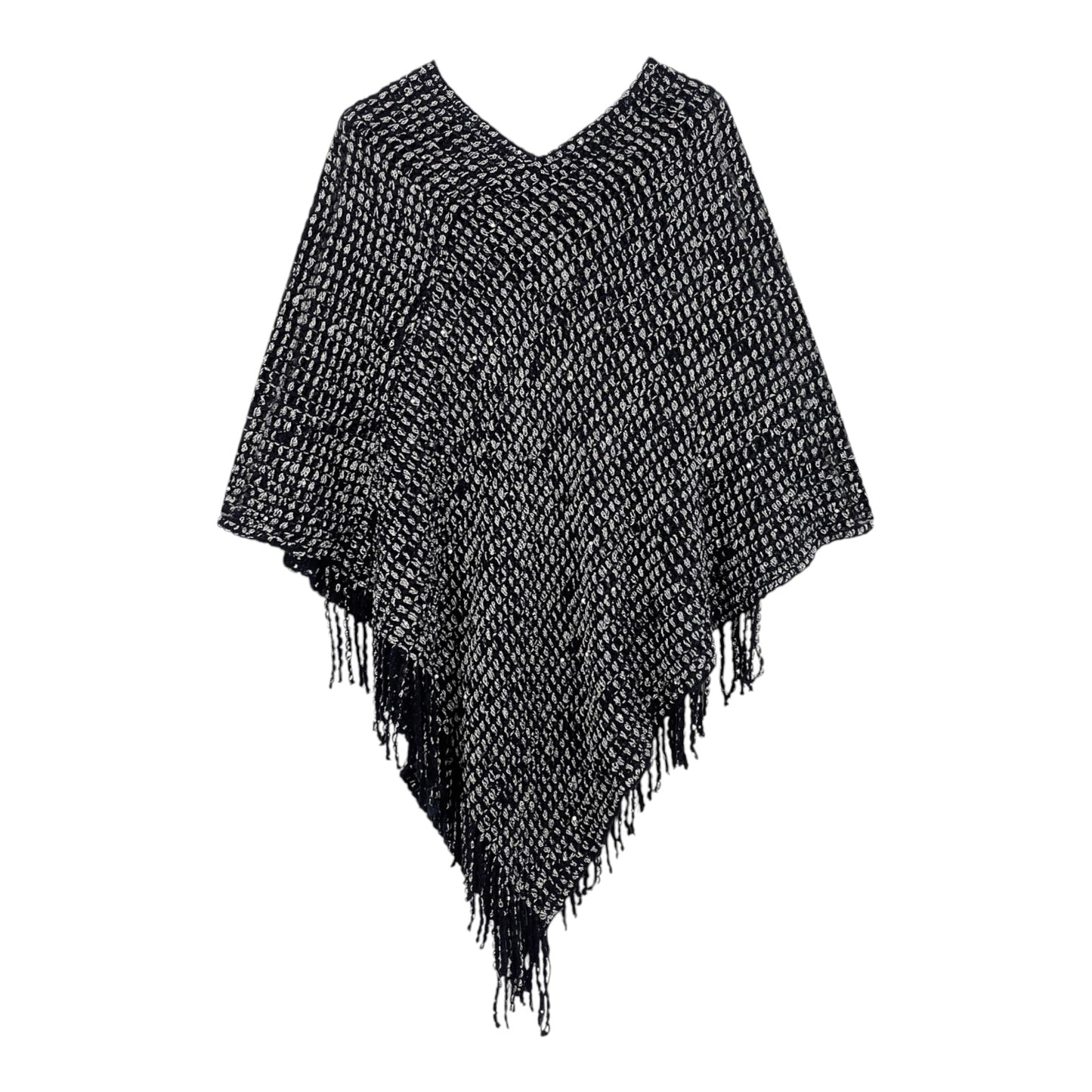 70264 Fringed Poncho