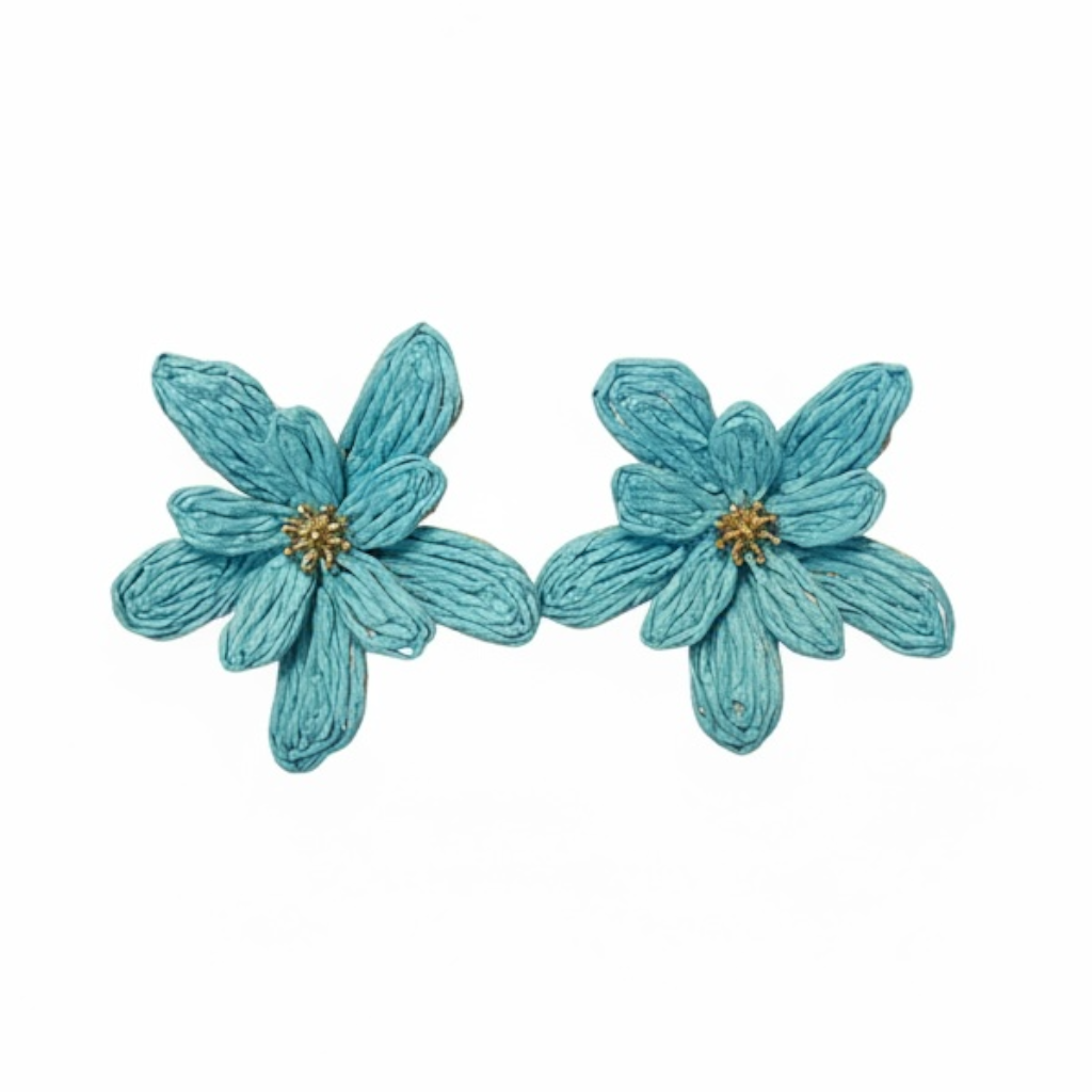 80187 Raffia Earrings