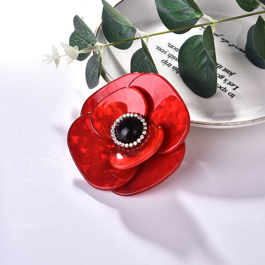 00372 Ari Poppy Pin