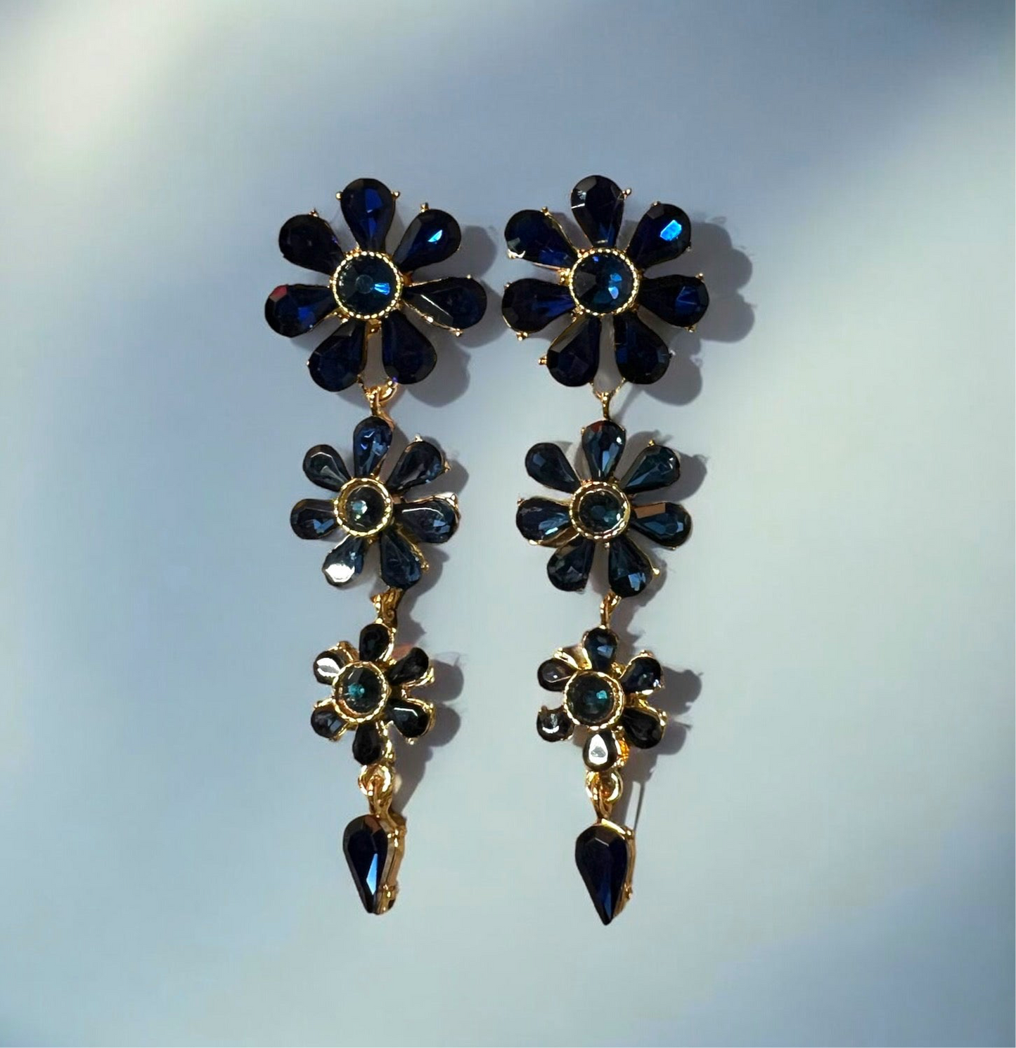 80078 Cluster Evening Earrings