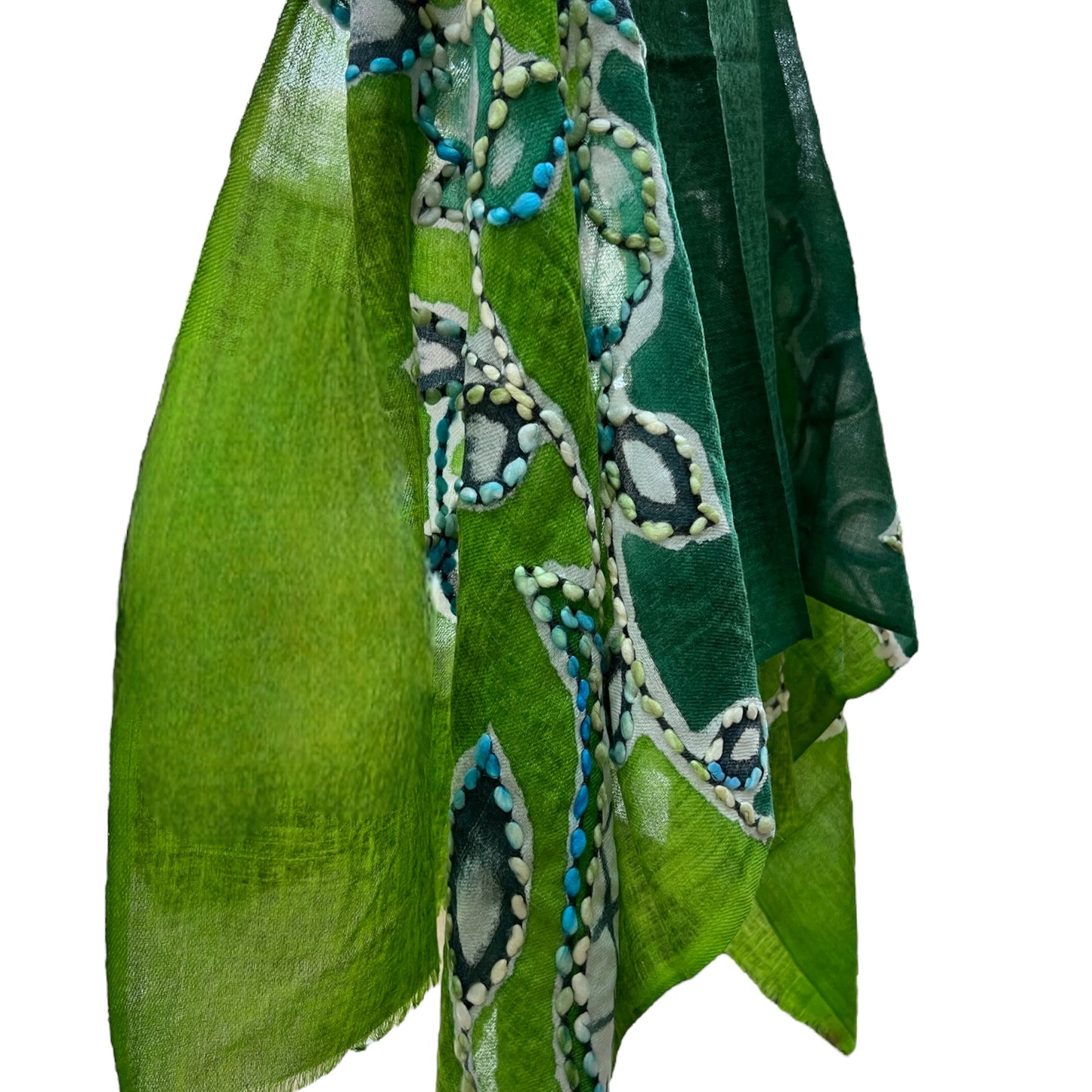 30954.17 Gem Embroidery Shawl