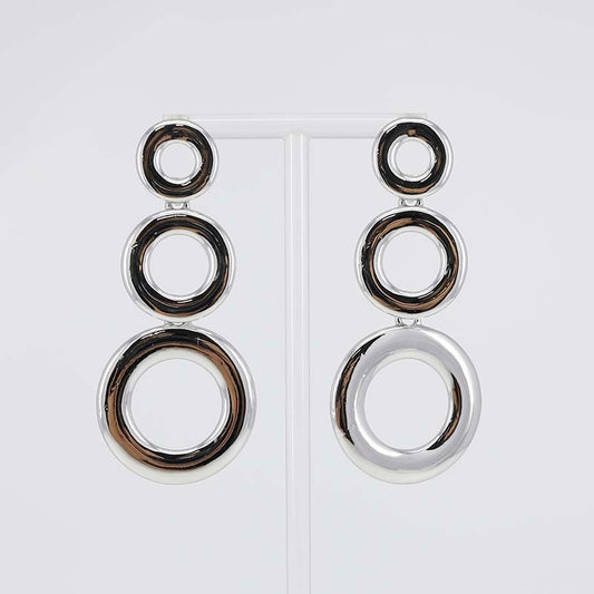 80198 Triple Loop Earrings