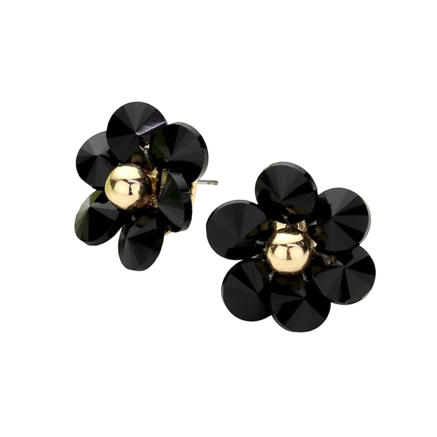 80160 Stone Flower Stud