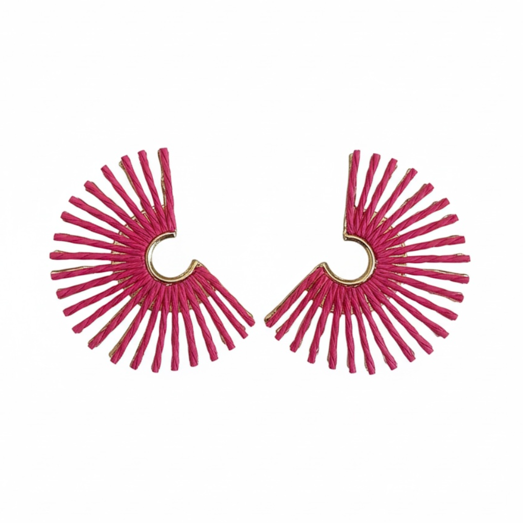 80187 Raffia Earrings