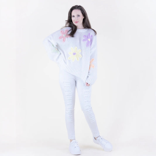 70329 Flower Power Sweater