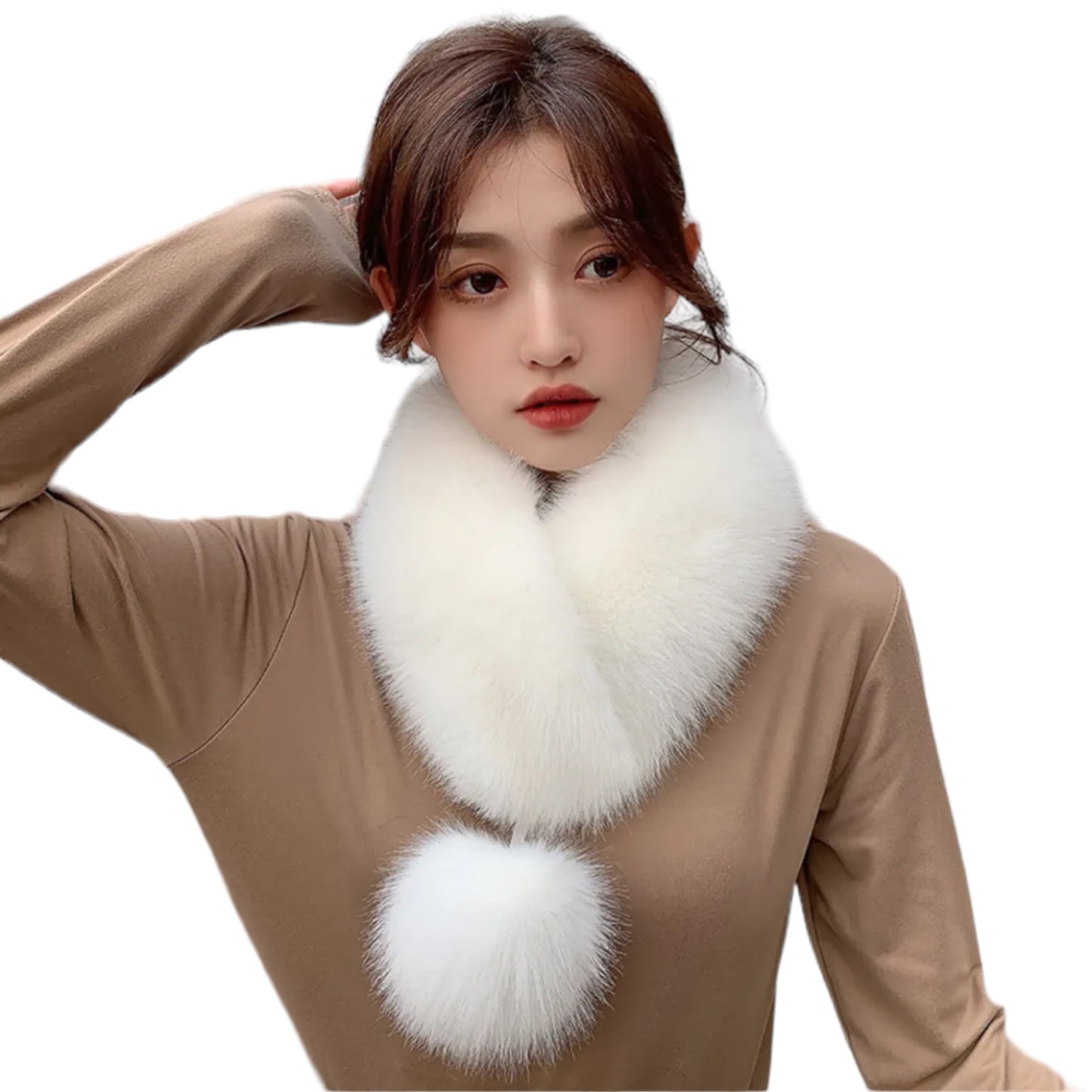 30169 Furry Pom Collar