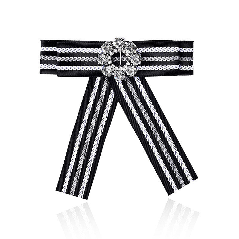 00298 Stone Bow Brooch
