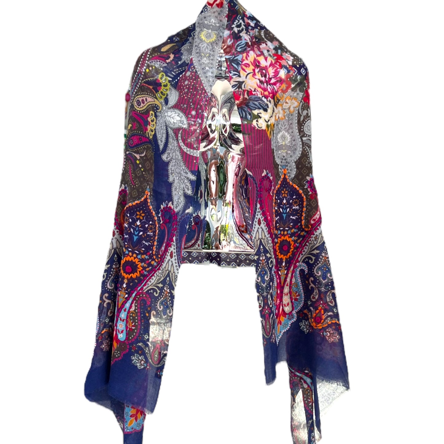 30954.3 Gem Embroidery Shawl