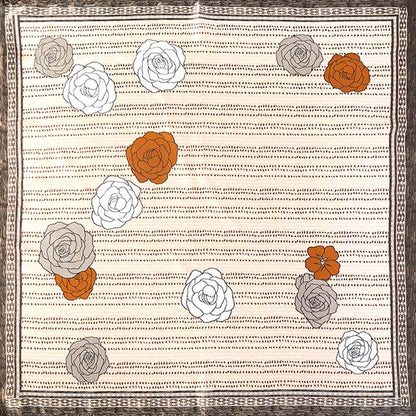 00124.29 Silk Square - E Roses