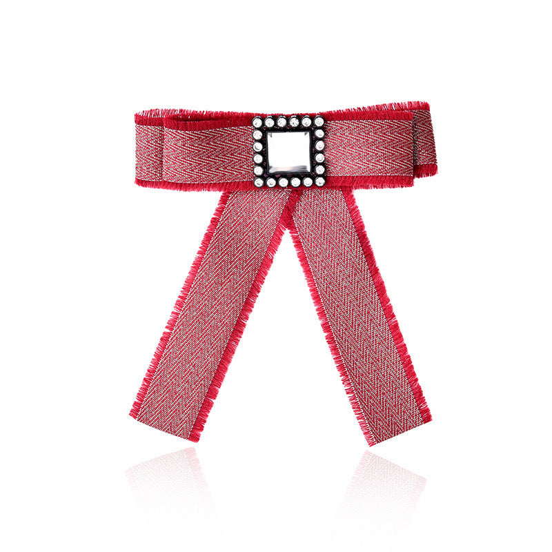 00298 Stone Bow Brooch