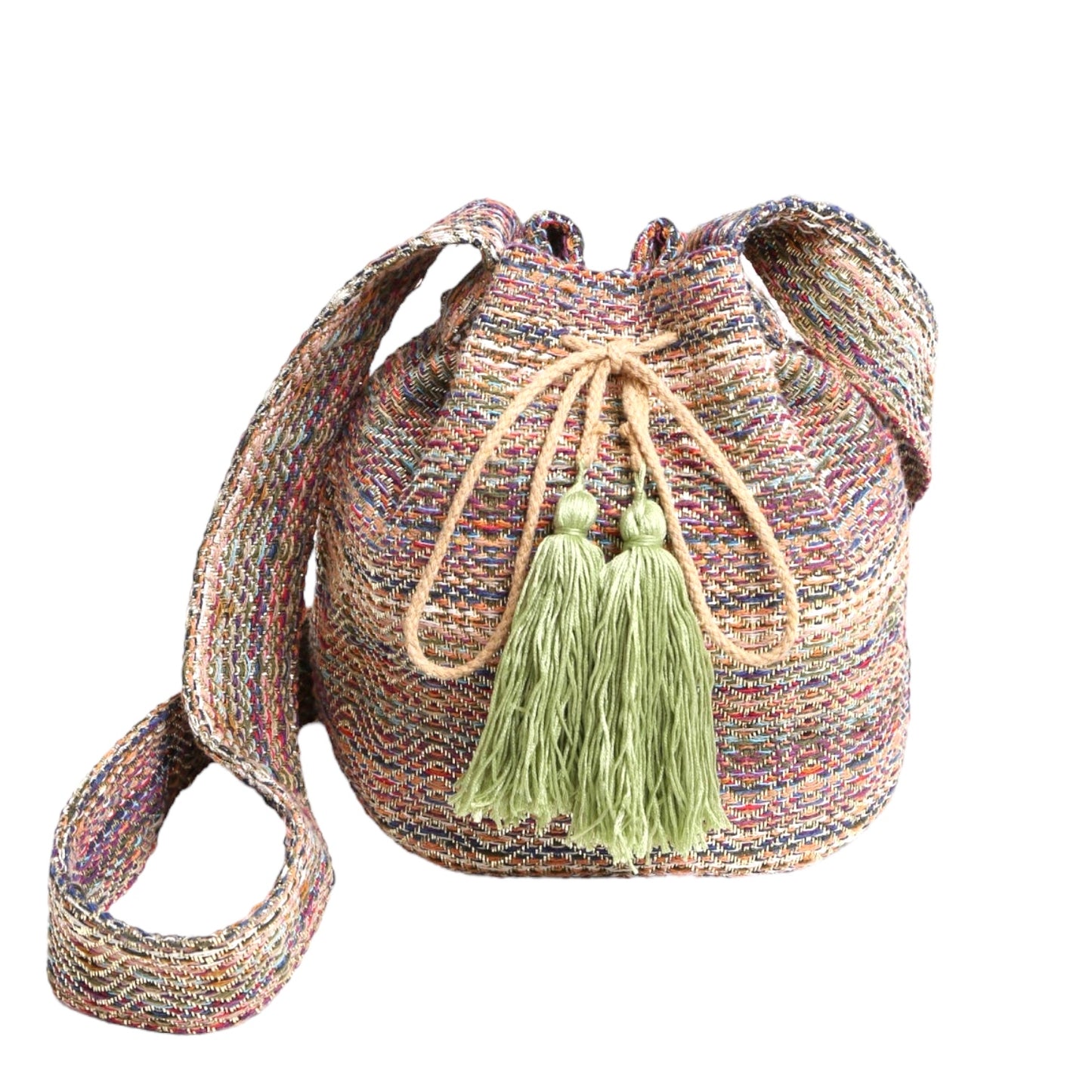90119 Straw Crossbody