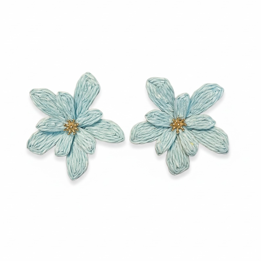 80187 Raffia Earrings