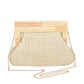 90116 Wood Straw Clutch
