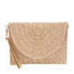 90023 Metallic Straw Clutch