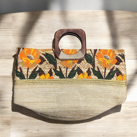 90093 W Square Jute Bag