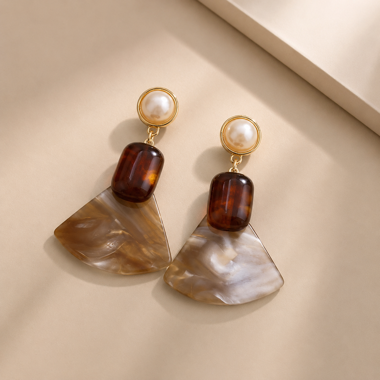 80165 Pearly Sun Earrings