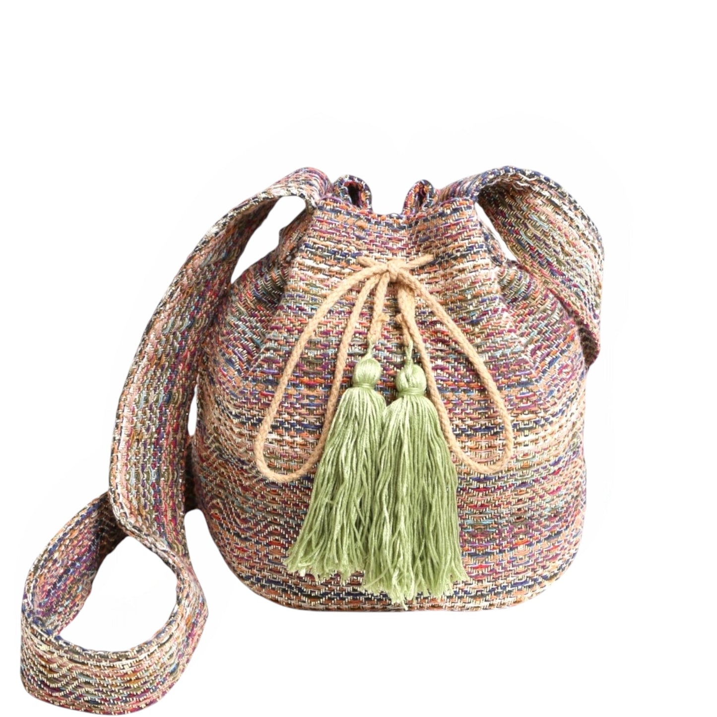 90119 Straw Crossbody