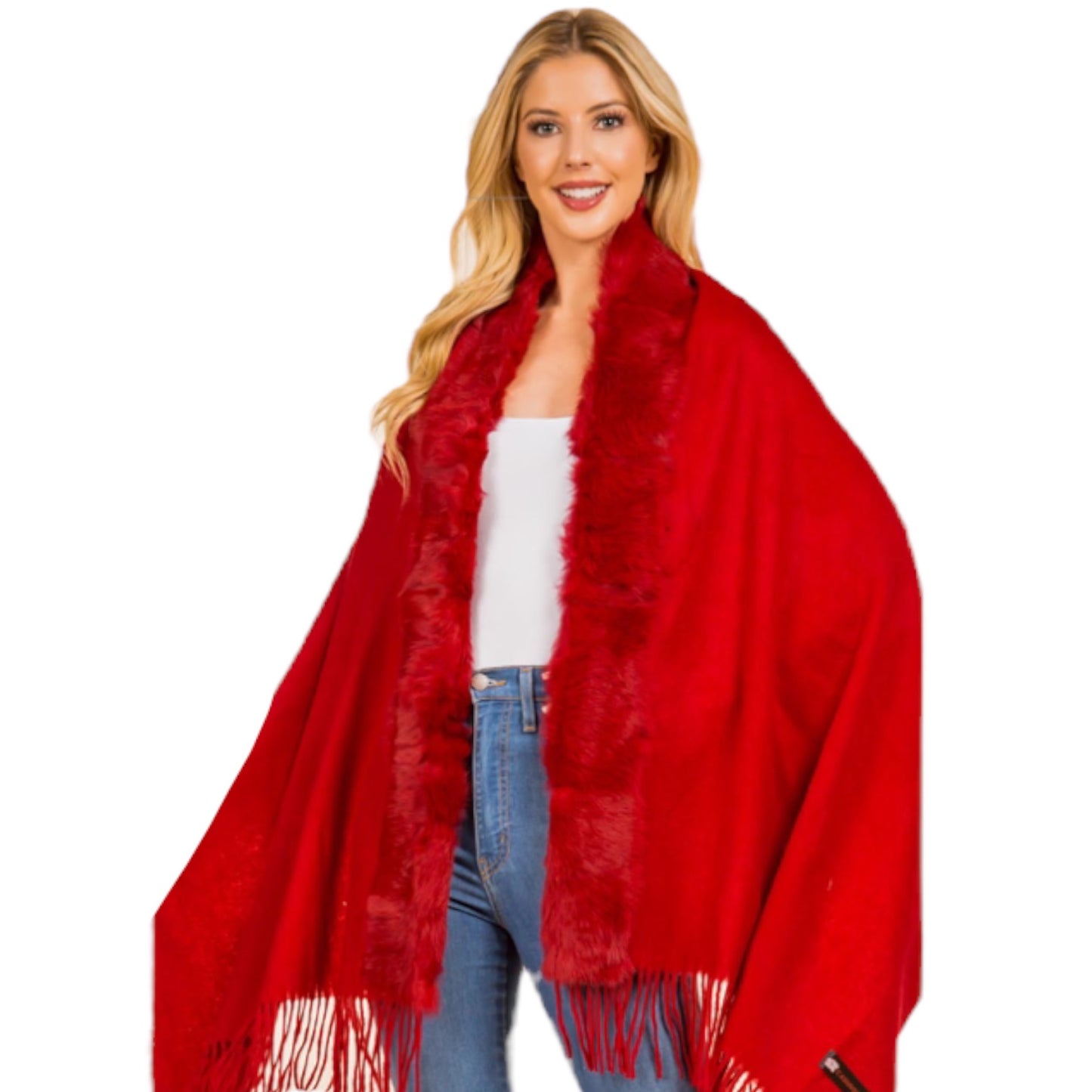 60025 Tiffany Fur Shawl