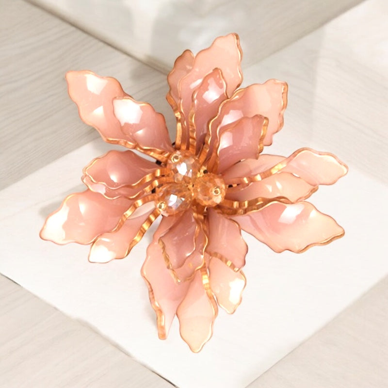 00242 Ari Lotus  Brooch