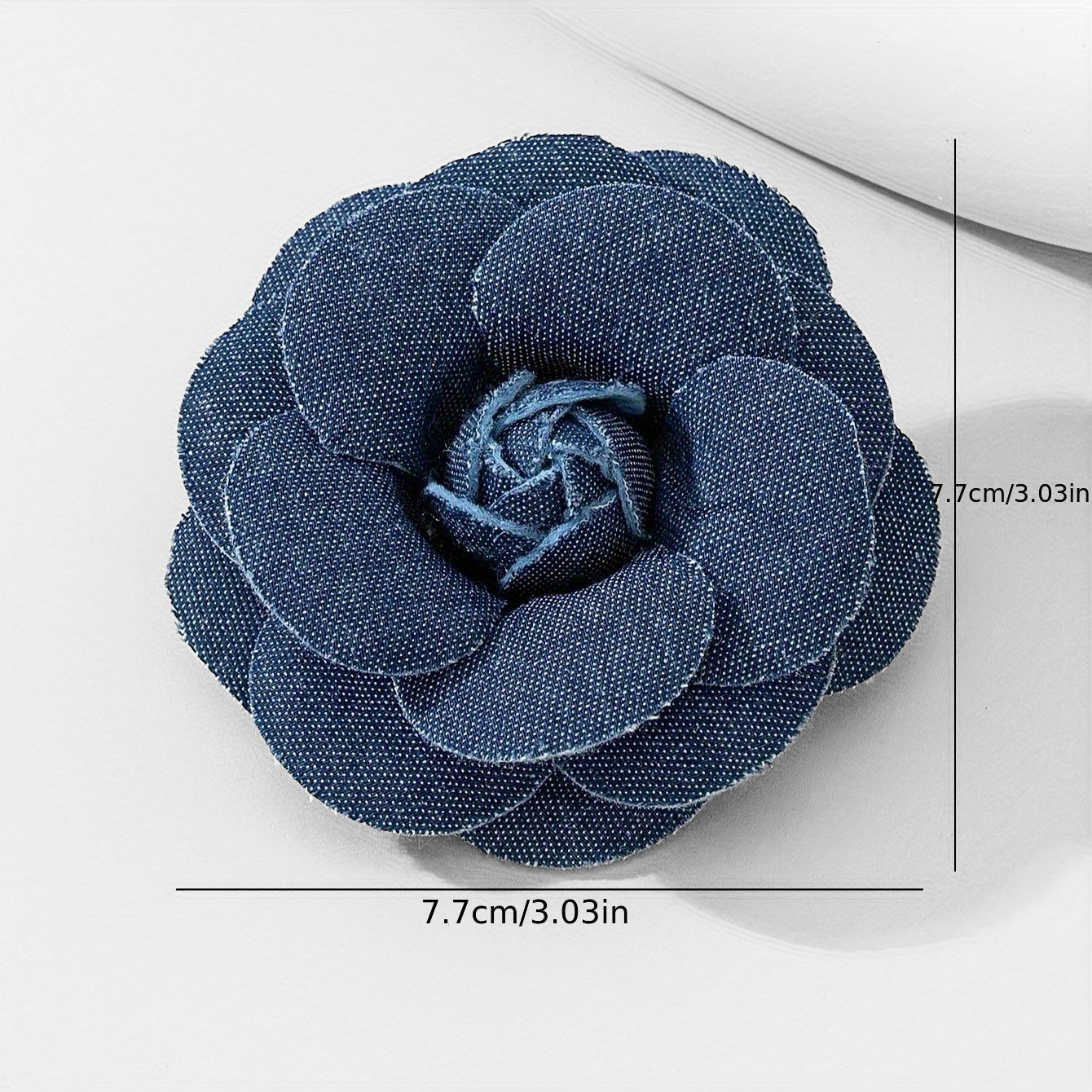 00294 Denim Brooch Pin