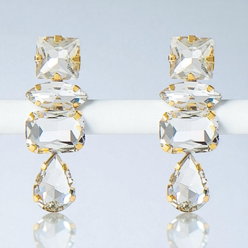 80078 Cluster Evening Earrings