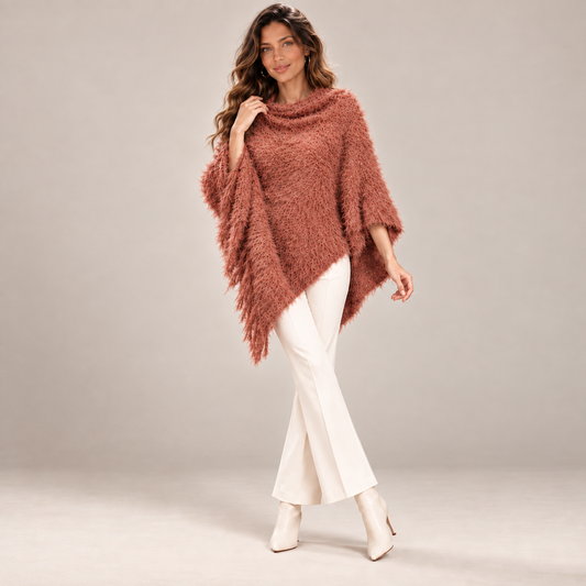 70130 Fuzzy Moo Poncho