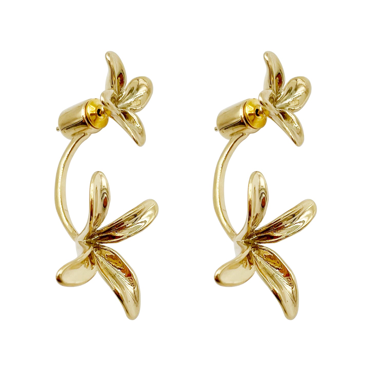 80154 Lotus Earrings