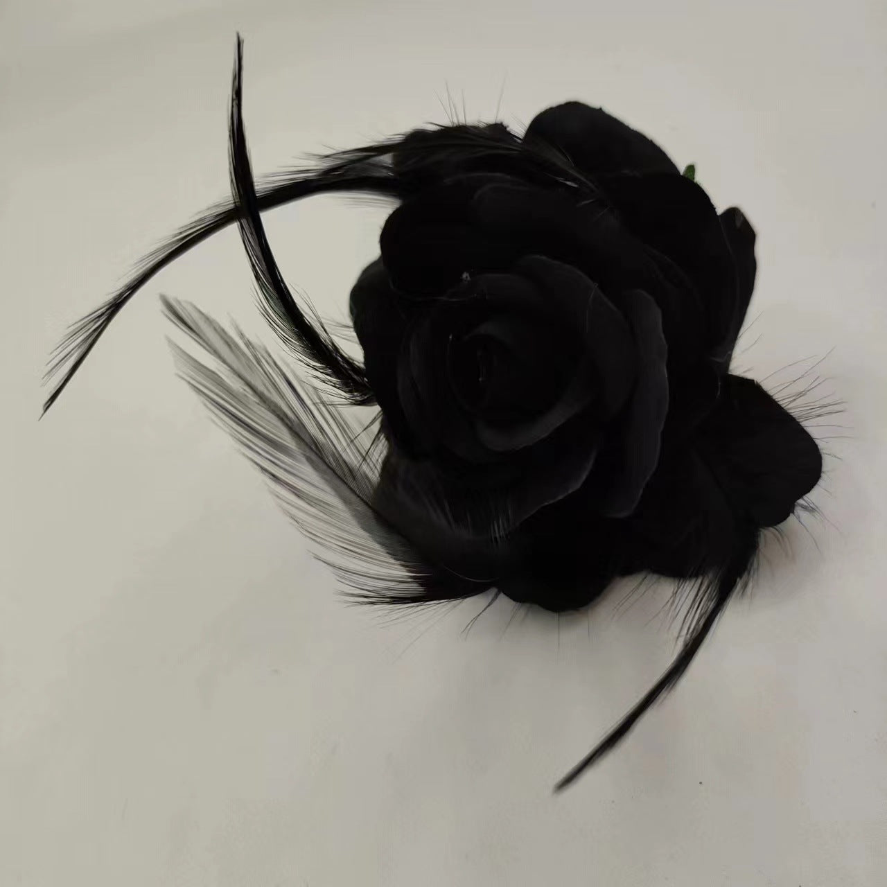 00253 Rose Feather Brooch
