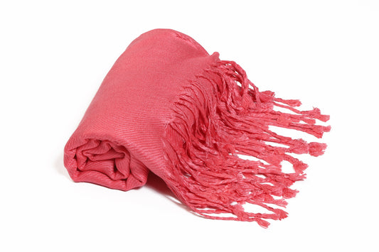 10117 Pashmina Solid Coral
