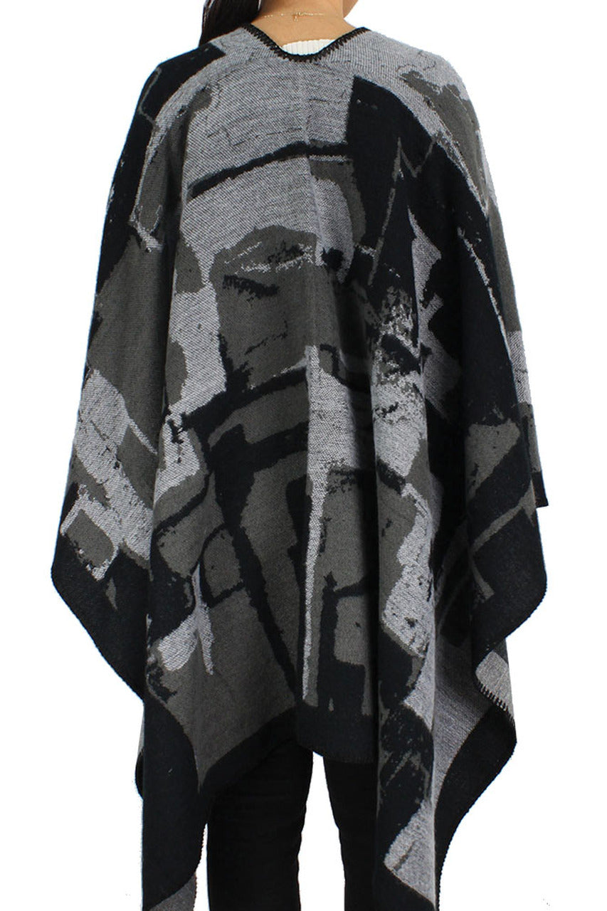 70045 Abstract Ruana