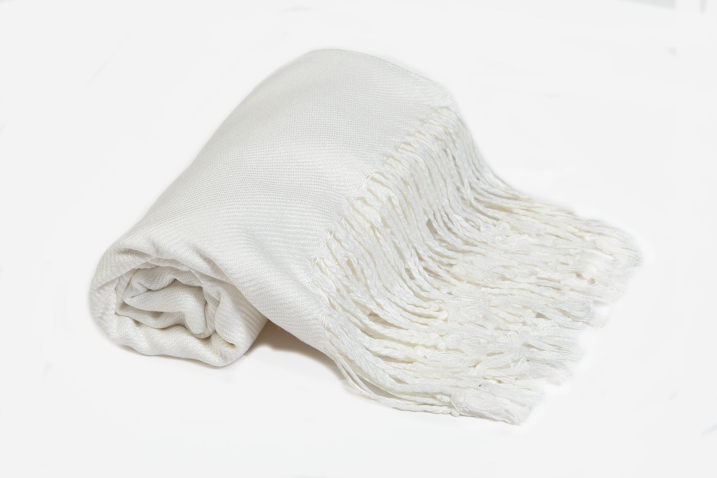 10103 Pashmina Solid Eggshell