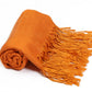 10152 Pashmina Solid Orange Bright