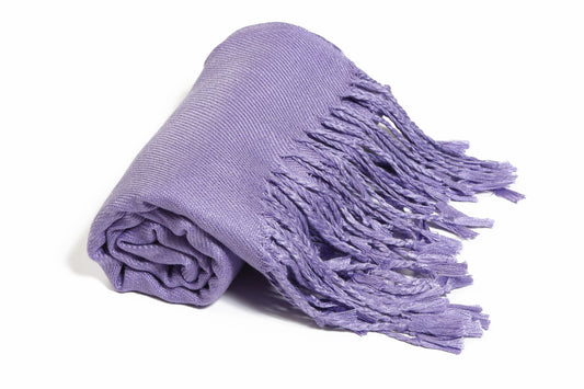 10116 Pashmina Solid Periwinkle