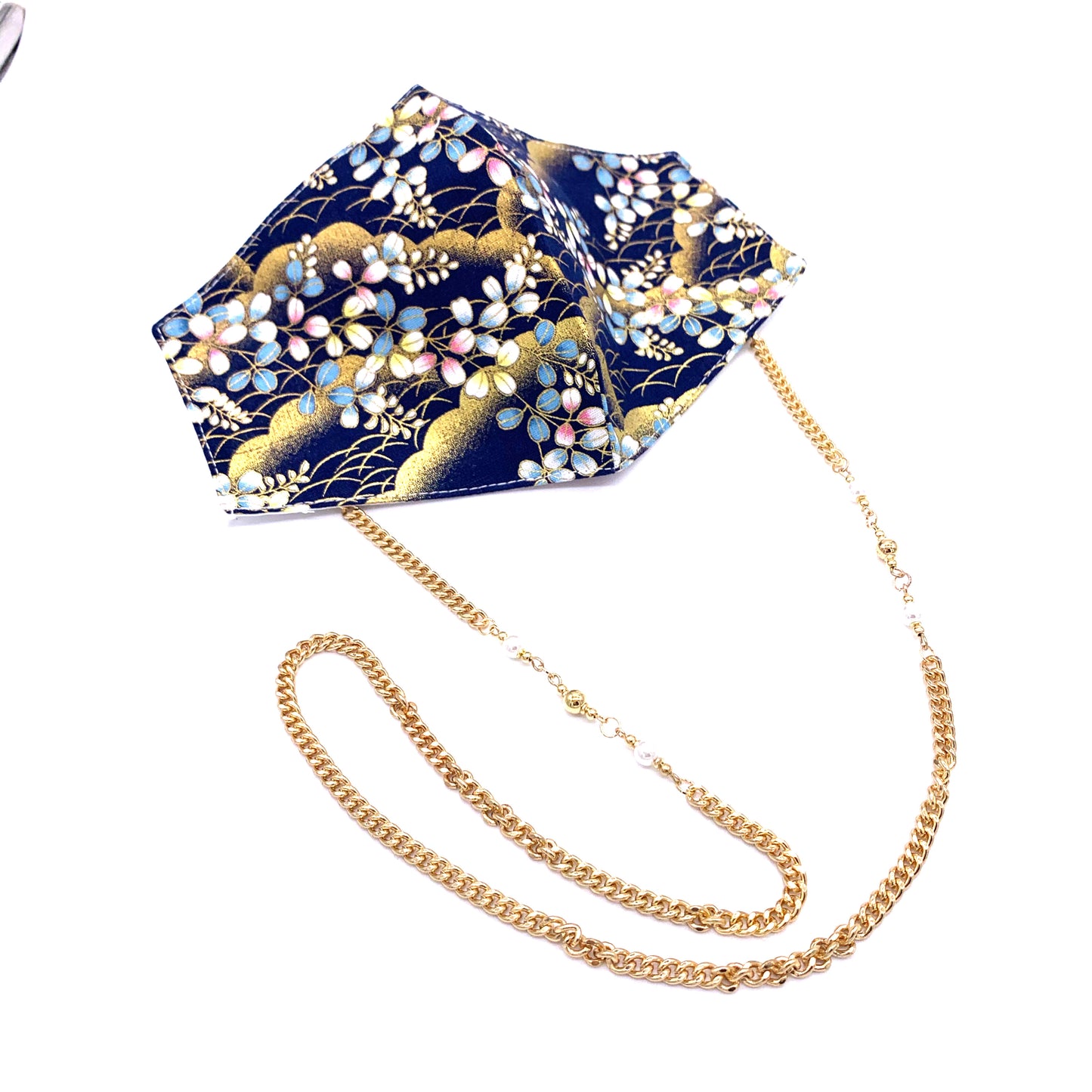 00105.2 Luxury Chain Holder -  Pearls